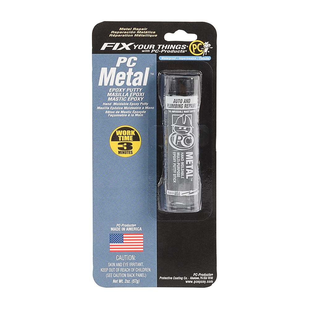 Pâte/colle époxy pour métal PC-Metal 2 oz