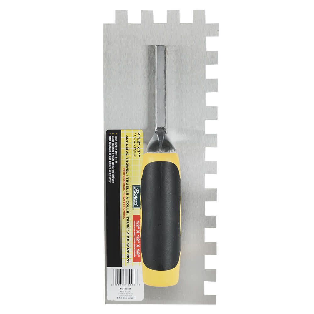 Truelle à colle à dents de 1/2 po A. RICHARD