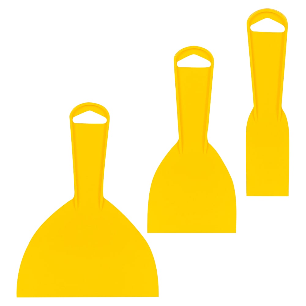 A. RICHARD Set of 3 Plastic Putty and Taping Knife