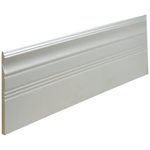 Plinthe coloniale en fibre de bois 3/8&nbsp;po&nbsp;x&nbsp;7&nbsp;3/8&nbsp;po&nbsp;x&nbsp;8&nbsp;pi