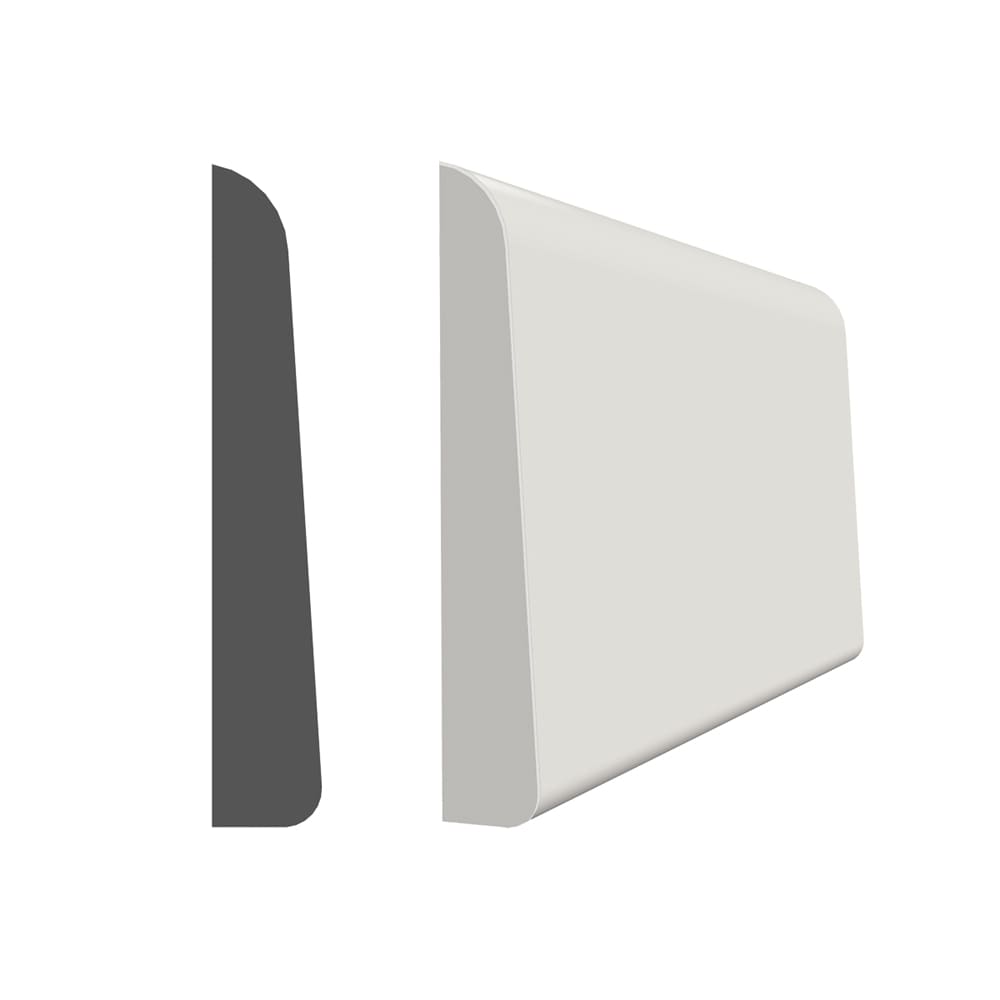 Plain PVC Case Moulding - 3/8 in. x 2-1/8 in. x 7 ft