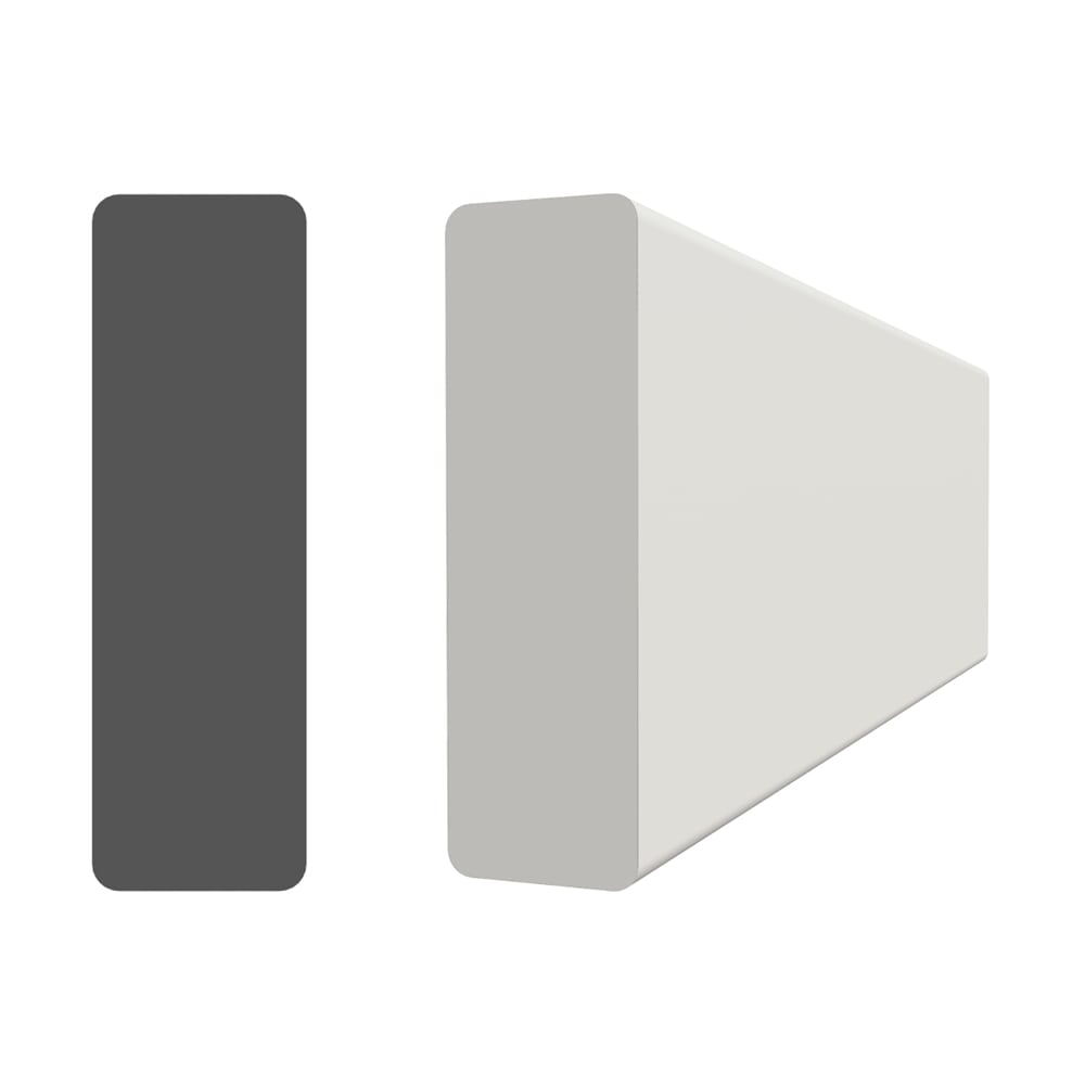 PVC Door Stop - 3/8 in. x 1-1/4 in. x 7 ft