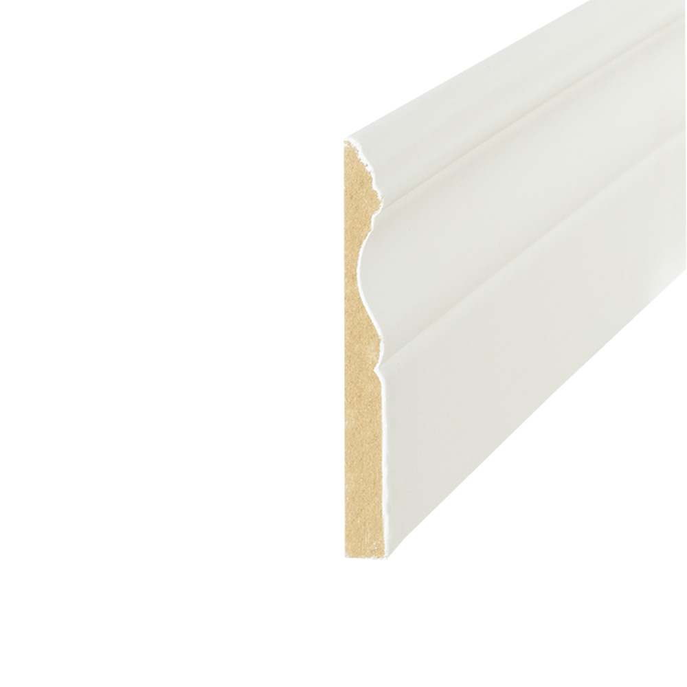 Plinthe coloniale en fibre de bois 3/8&nbsp;po&nbsp;x&nbsp;3&nbsp;7/8&nbsp;po&nbsp;x&nbsp;8&nbsp;pi