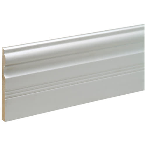 Plinthe victorienne en fibre de bois 5/8 po x 6 1/2 po x 8 pi