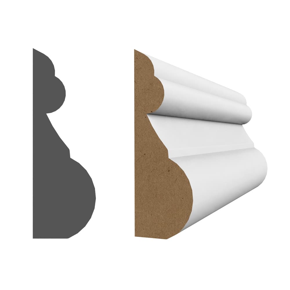 Wood Fibre Chair Rail 5/8 in. x 1-3/4 in. x 8 ft.