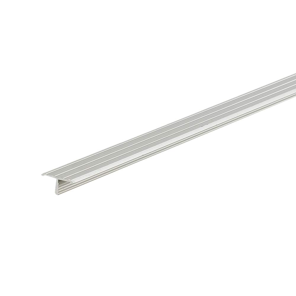 Moulure en T pour céramique 13/16 po argent