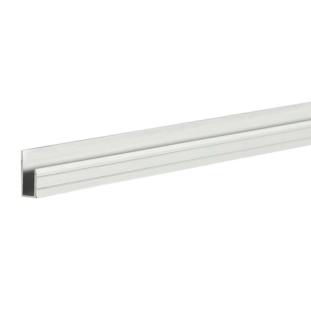 Bordure à plancher en J satin clair 8 mm