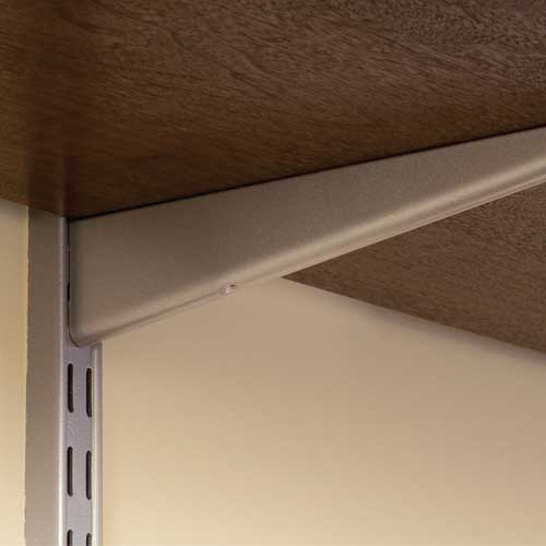 Montant à crémaillère double pour tablettes 63 po