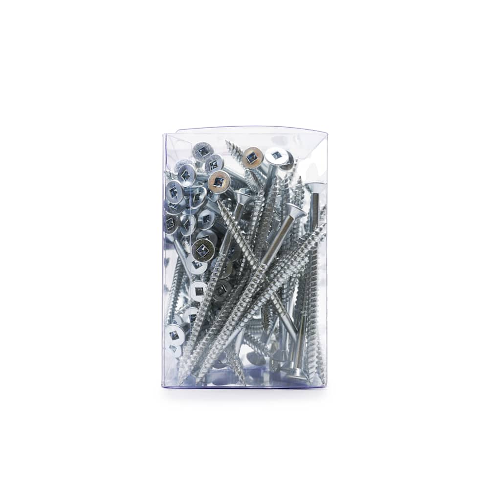 Flat Head Wood Screws 3&nbsp;1/2&nbsp;in. n° 12 Pkg/100