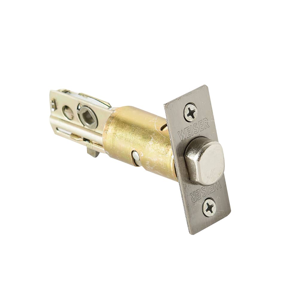 Serrure à pêne dormant simple nickel satiné