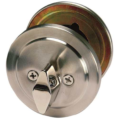 Poignée de porte d'entrée à clé et serrure à pêne dormant simple acier inoxydable