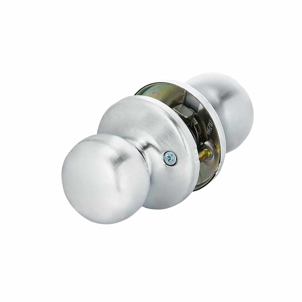 Poignée de porte de passage Fairfax chrome satiné