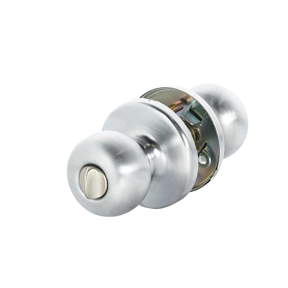 Poignée de porte de salle de bains Fairfax chrome satiné