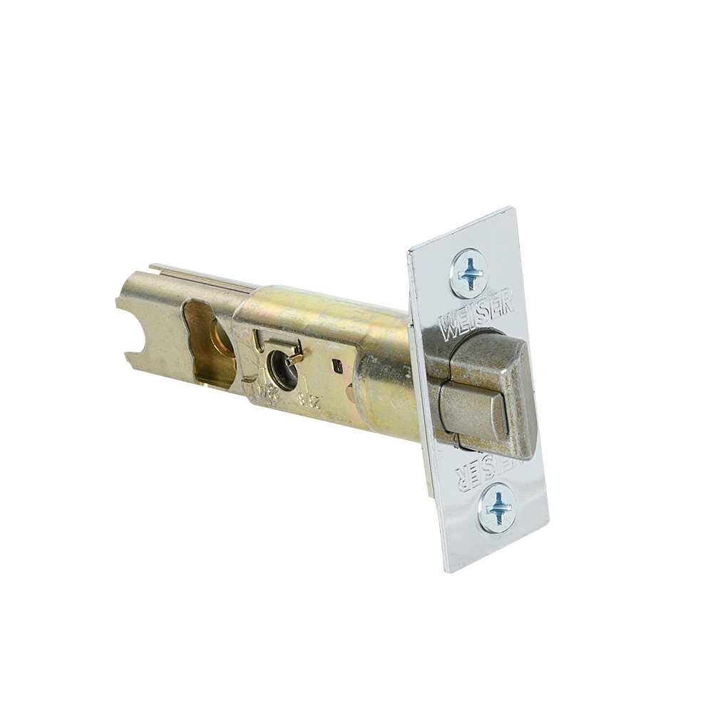 Poignée de porte d'entrée à clé Fairfax chrome satiné