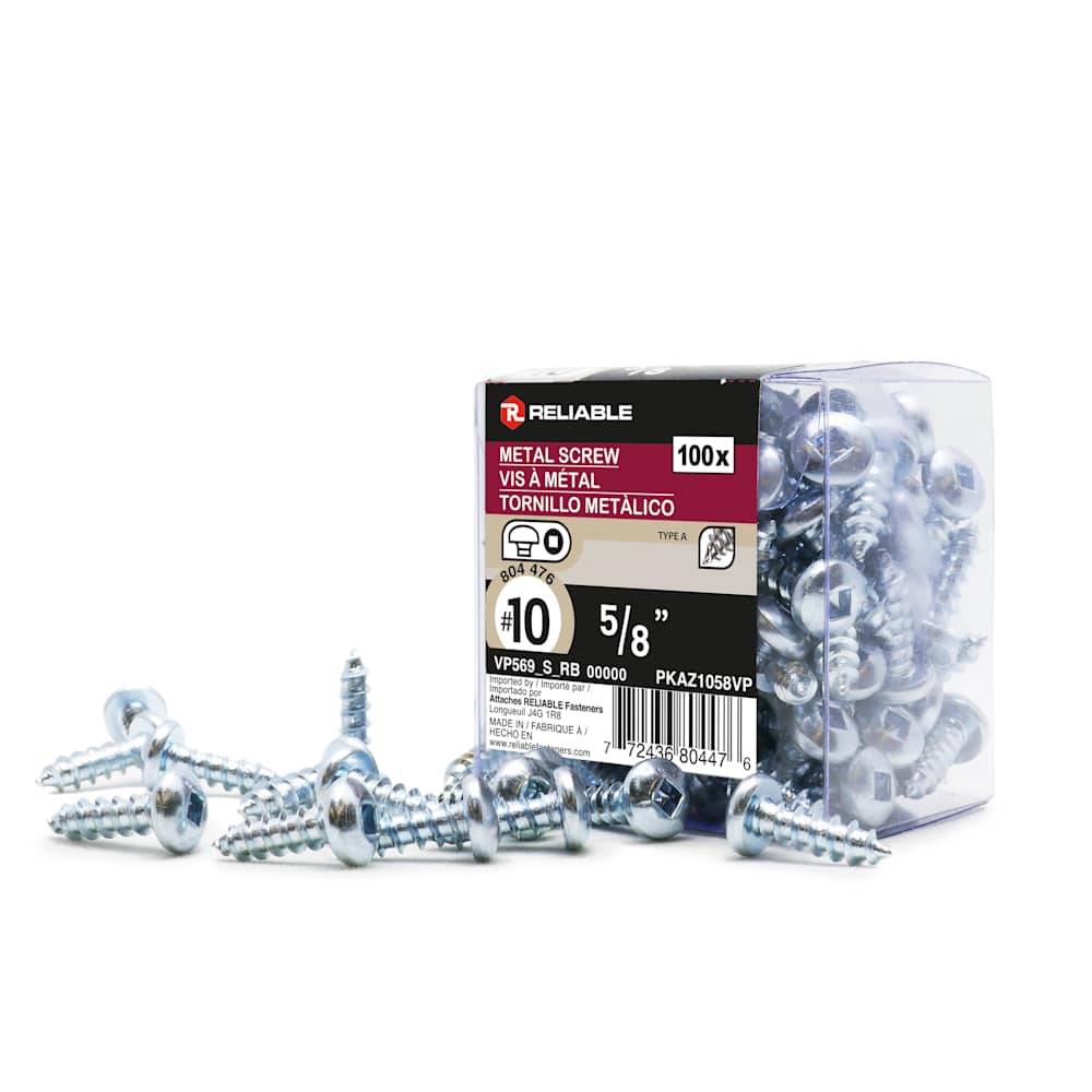 Metal Screws 5/8 in. n° 10 (100-Pack)