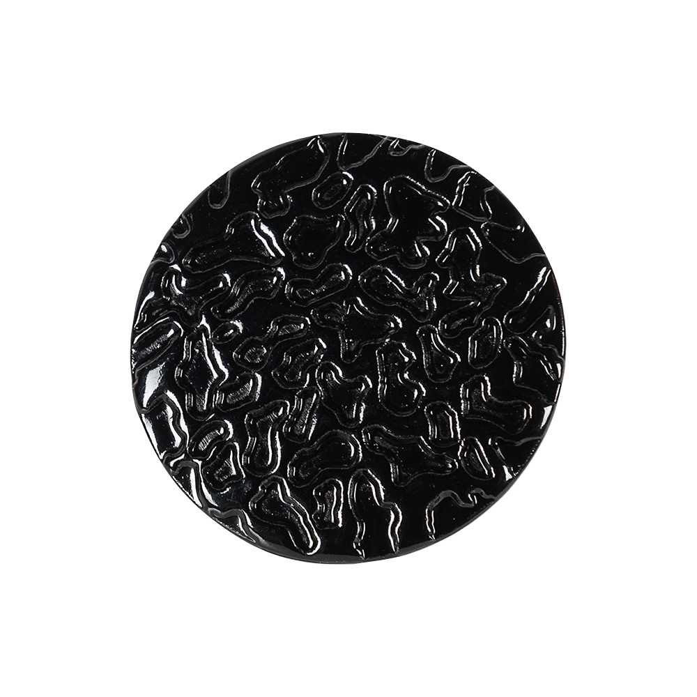 Bouton d'armoire en métal Provence noir 27&nbsp;mm