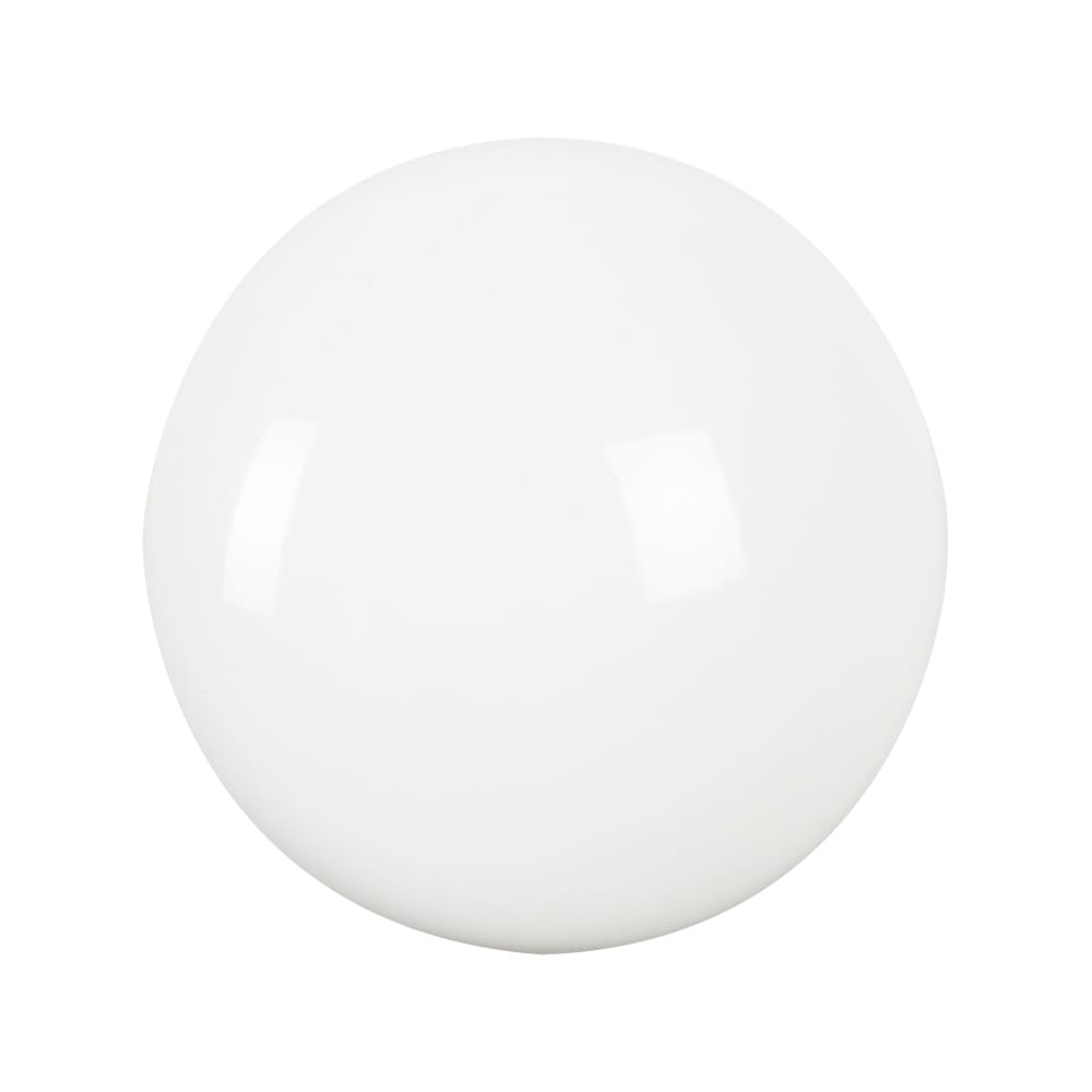 Bouton d'armoire en céramique Cherbourg blanc 34&nbsp;mm