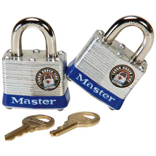 Cadenas à clés identiques 1 9/16 po Pqt/2