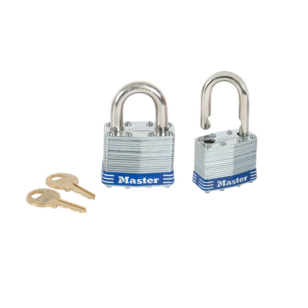 Identical Padlocks 1 9/16 in. Pkg/2