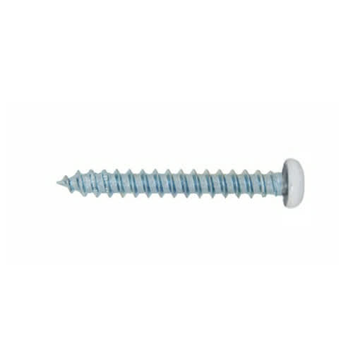 White Metal Screws 1 1/2 in. n° 8 100/Box