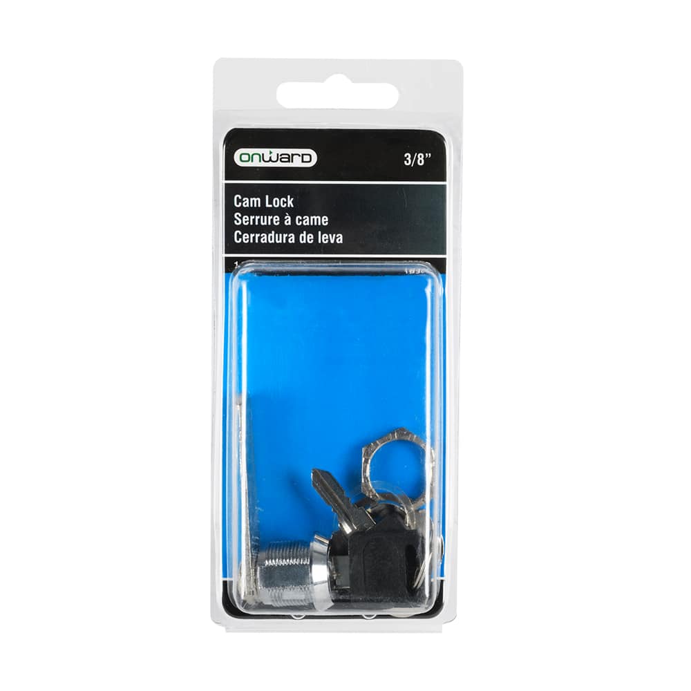 Serrure à came pour armoire 3/8 po