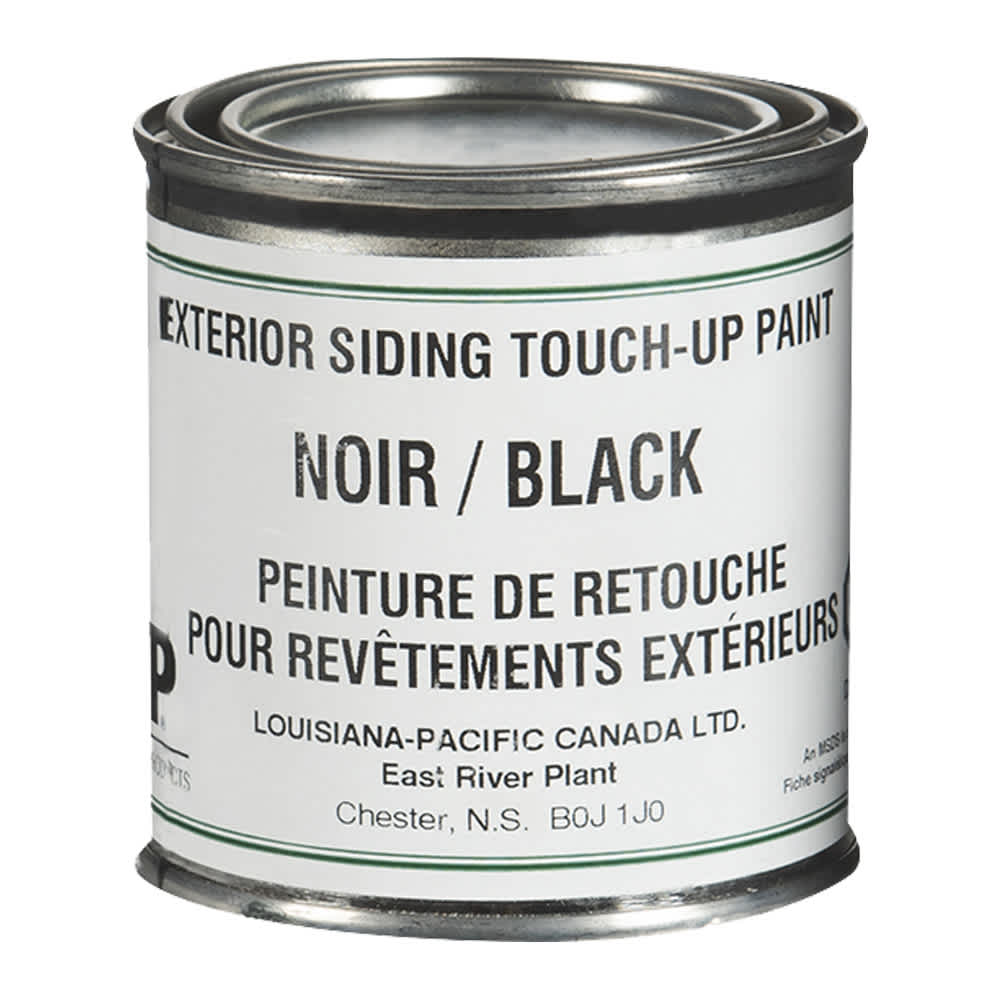 Peinture de retouche pour revêtement extérieur noir 284&nbsp;ml