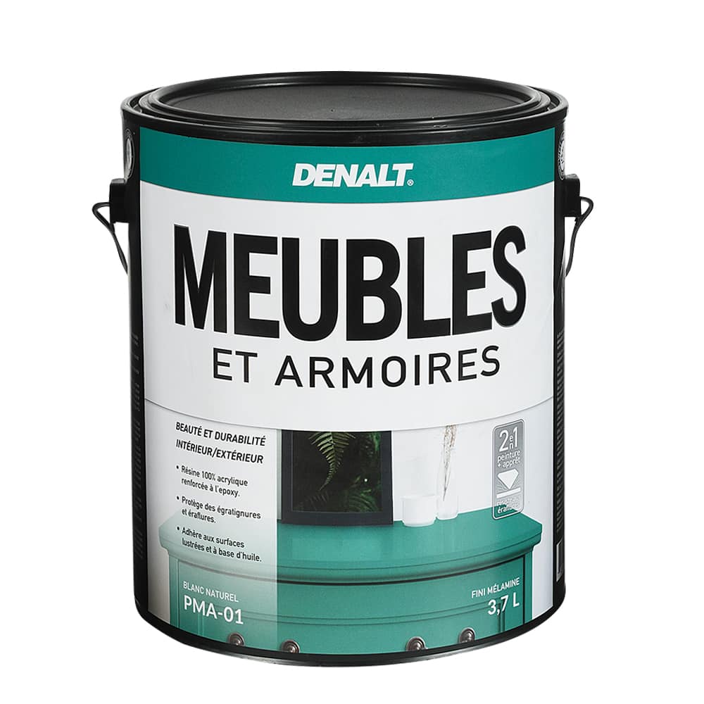 Furniture and Cabinet Interior Latex Paint Natural White & colours 3,7 L