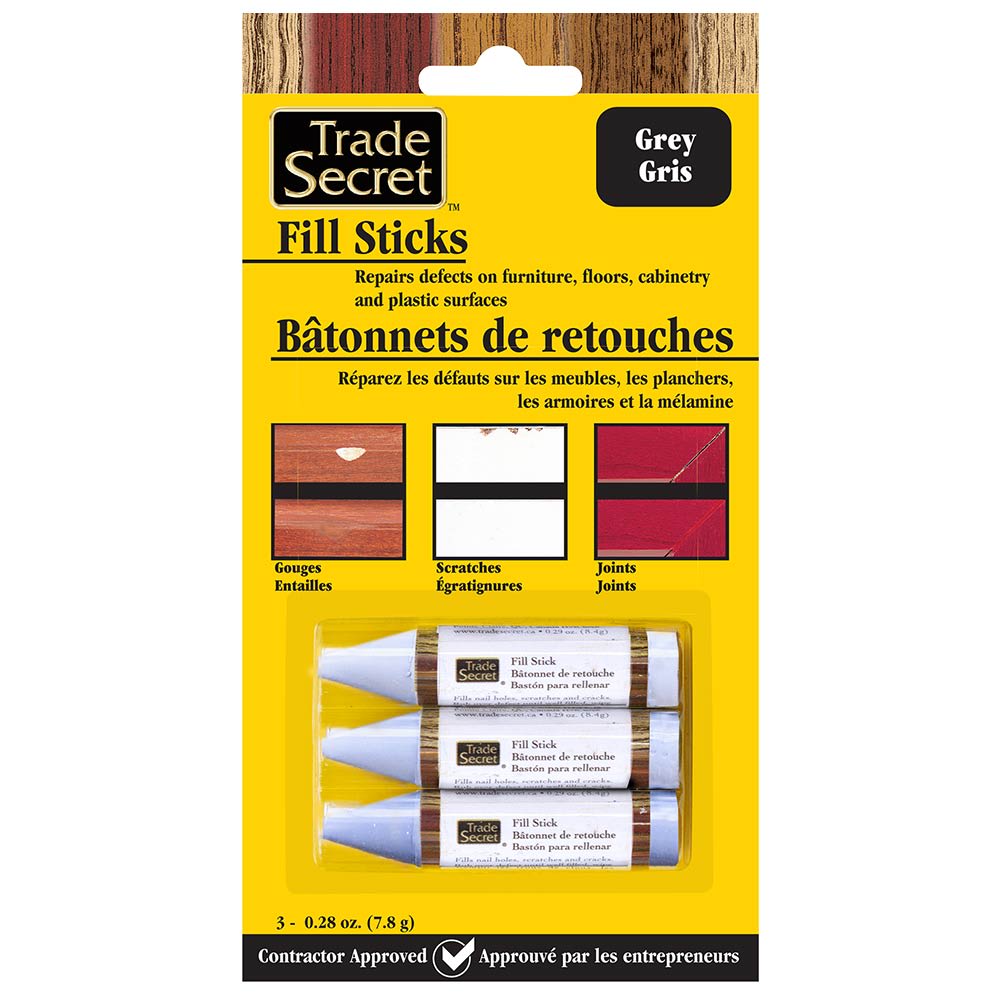 Ensemble de 3 bâtonnets de retouche Secret du métier gris