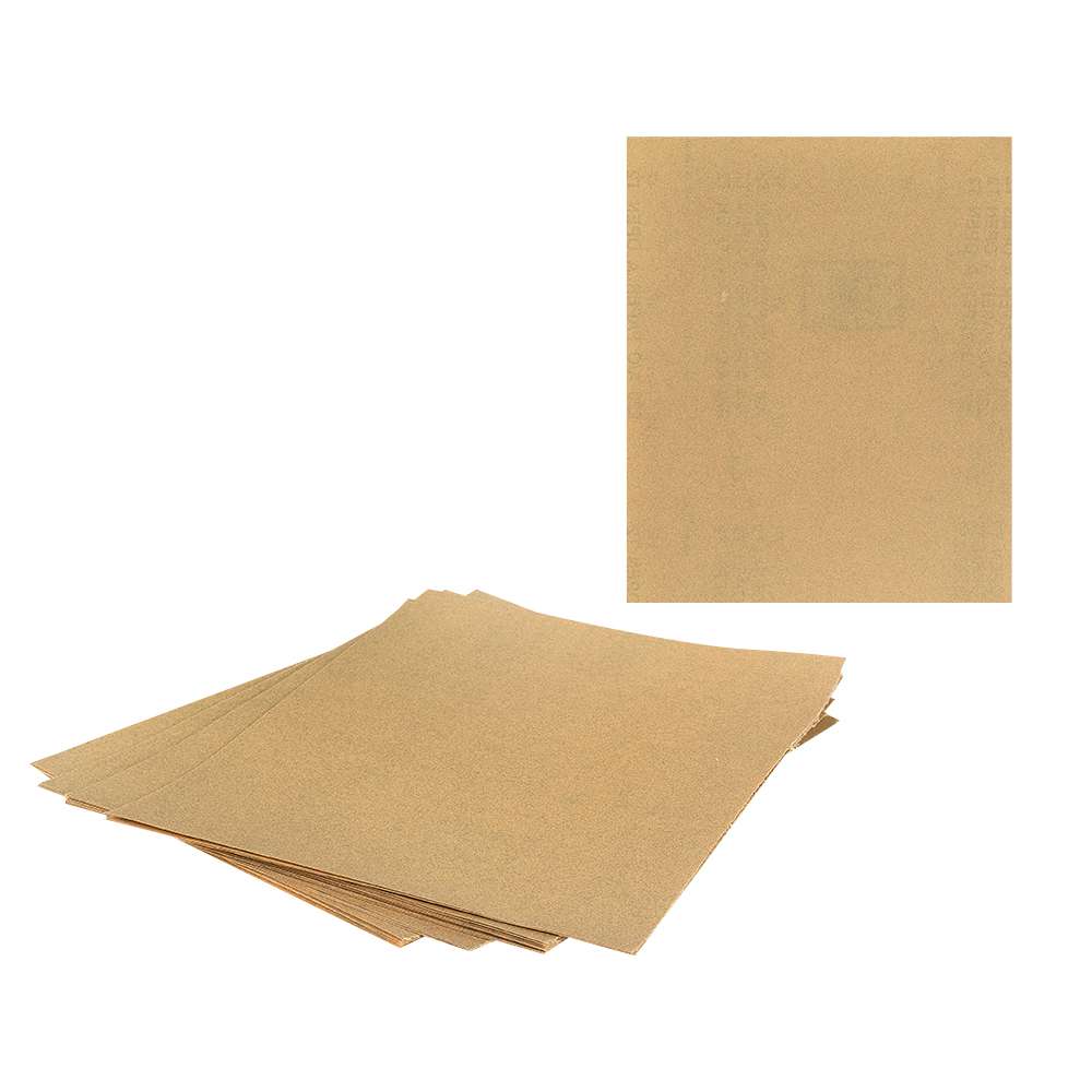 Papiers sablés d'oxyde d'aluminium 9&nbsp;po&nbsp;x&nbsp;11&nbsp;po grain 220 Pqt/25