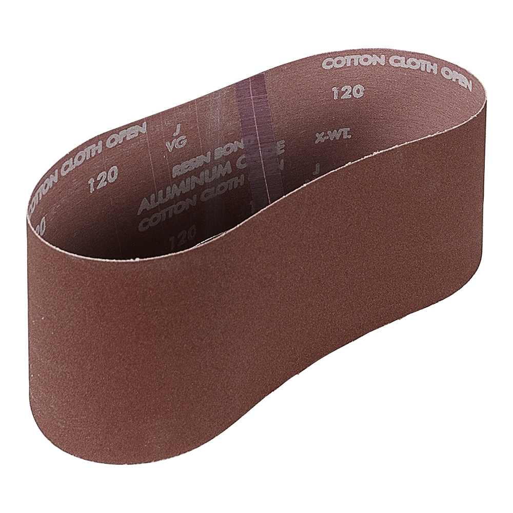 Courroie de papier sablé 4&nbsp;po&nbsp;x&nbsp;24&nbsp;po grain 120