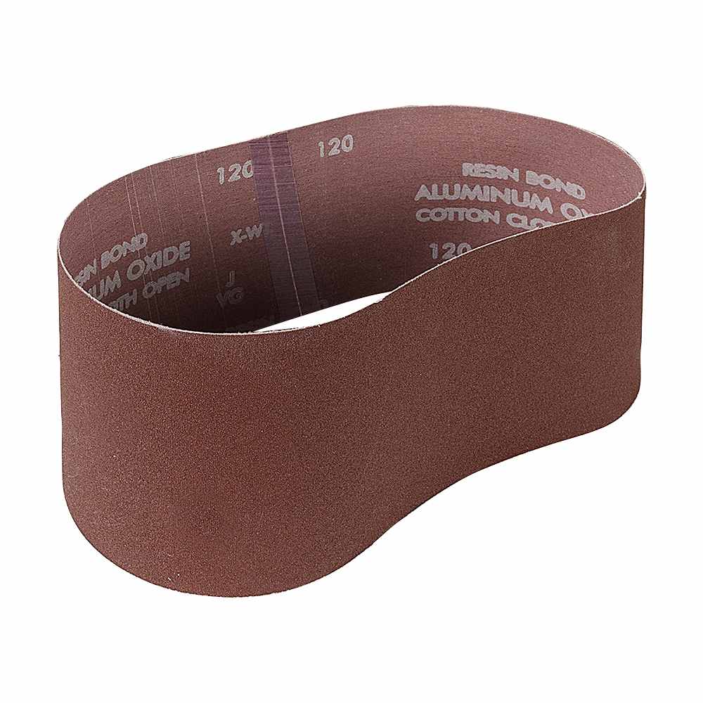 Courroie de papier sablé 4 po x 24 po grain 80