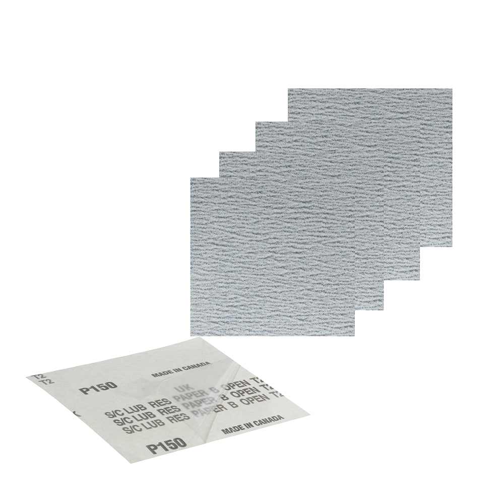 Papiers sablés pour ponceuses orbitales grain 150 Pqt/5
