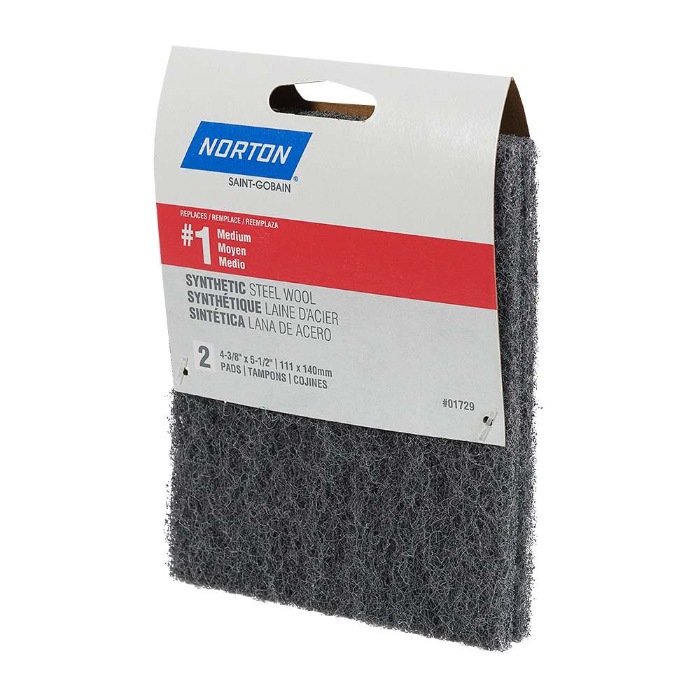 Tampons abrasifs moyen n° 1 Pqt/2