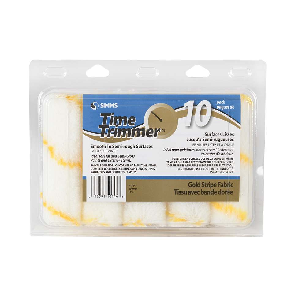 Rouleaux de rechange 4 po Pqt/10