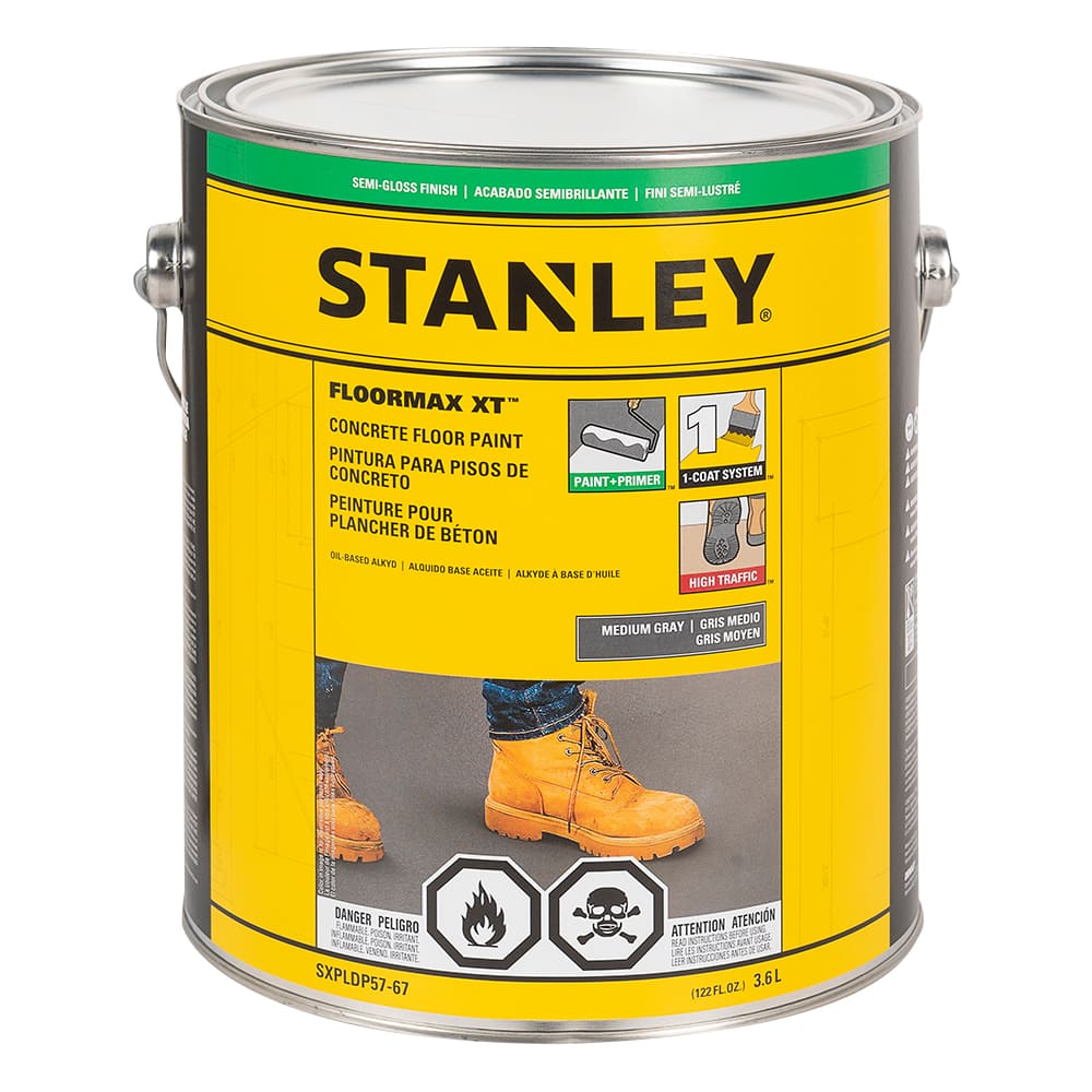 Peinture alkyde intérieur Floormax XT plancher de béton gris moyen 3,7 L