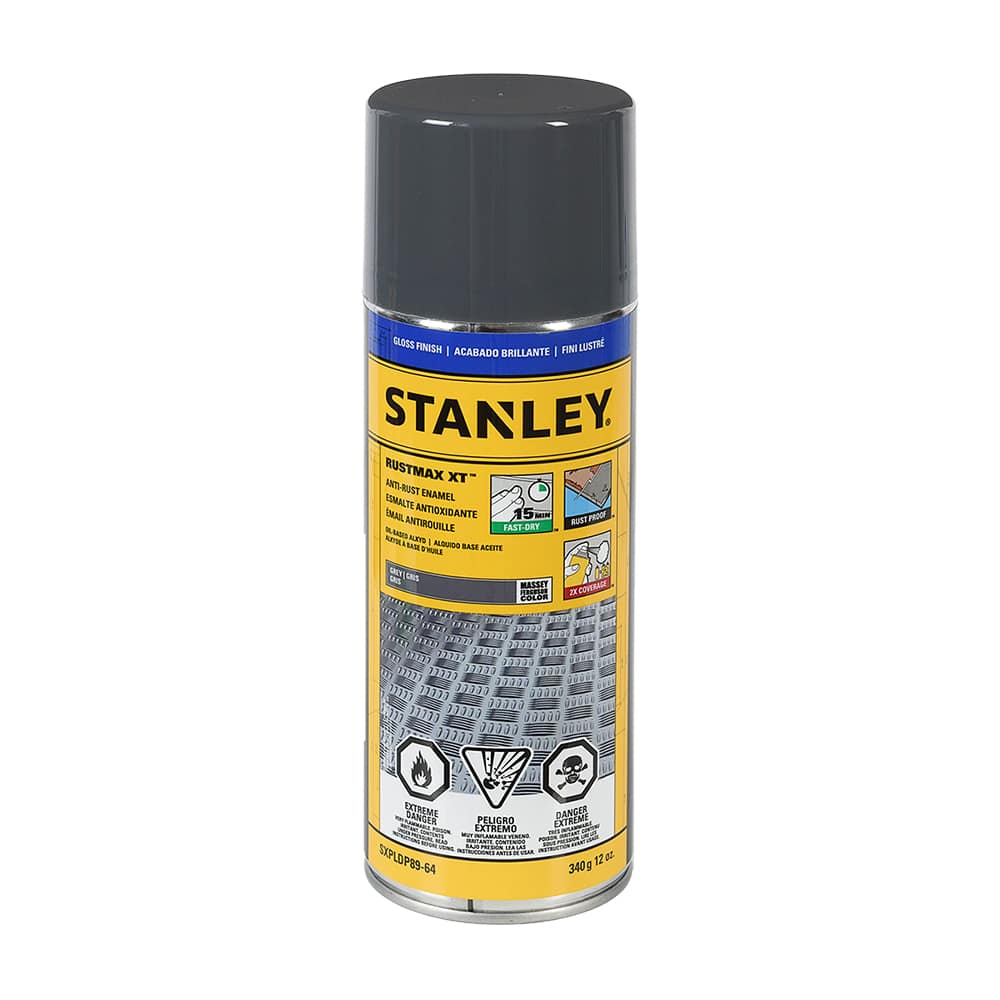 Peinture antirouille Rustmax XT gris Massey Ferguson 340 g STANLEY