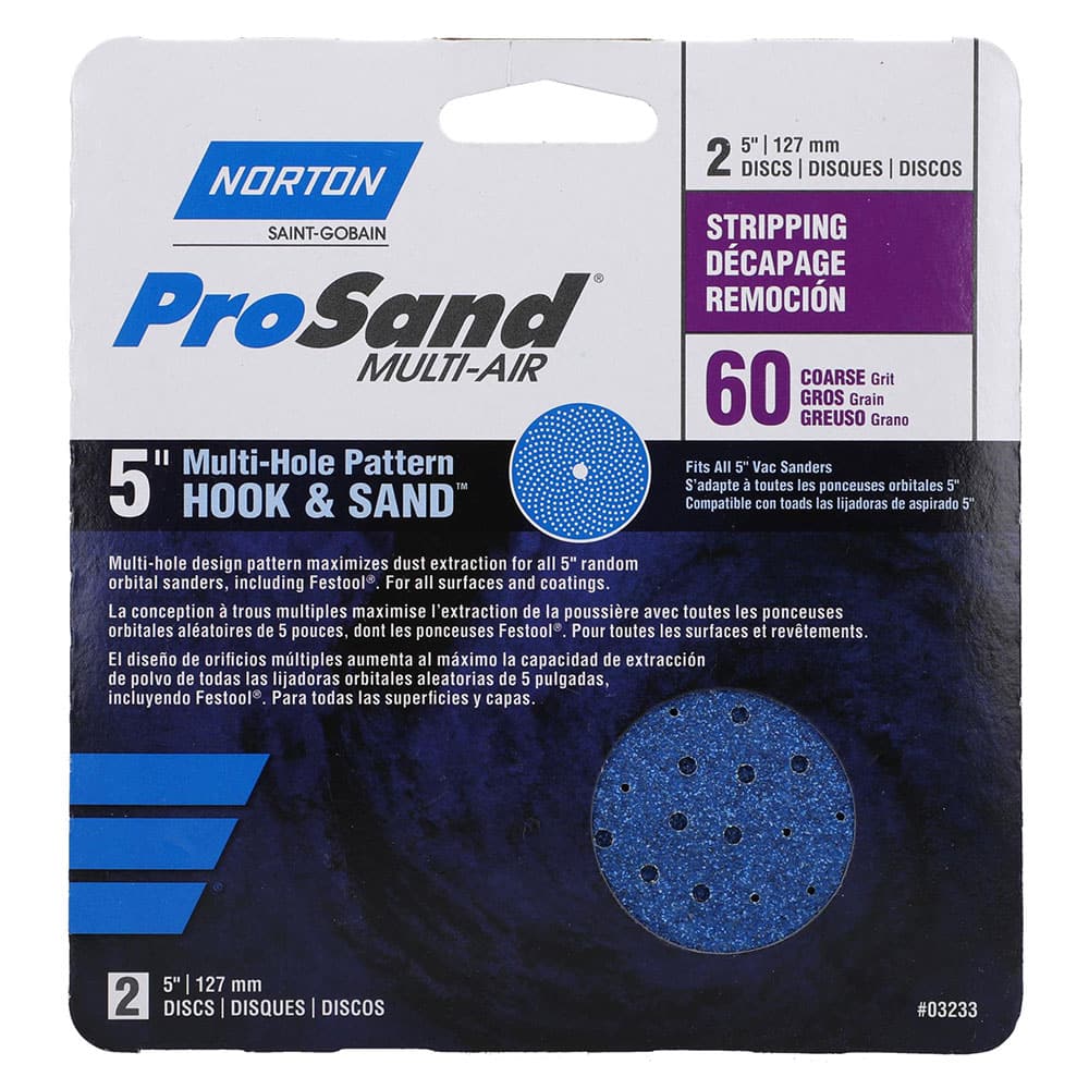 Disques à sabler ProSand grain 60 Pqt/2