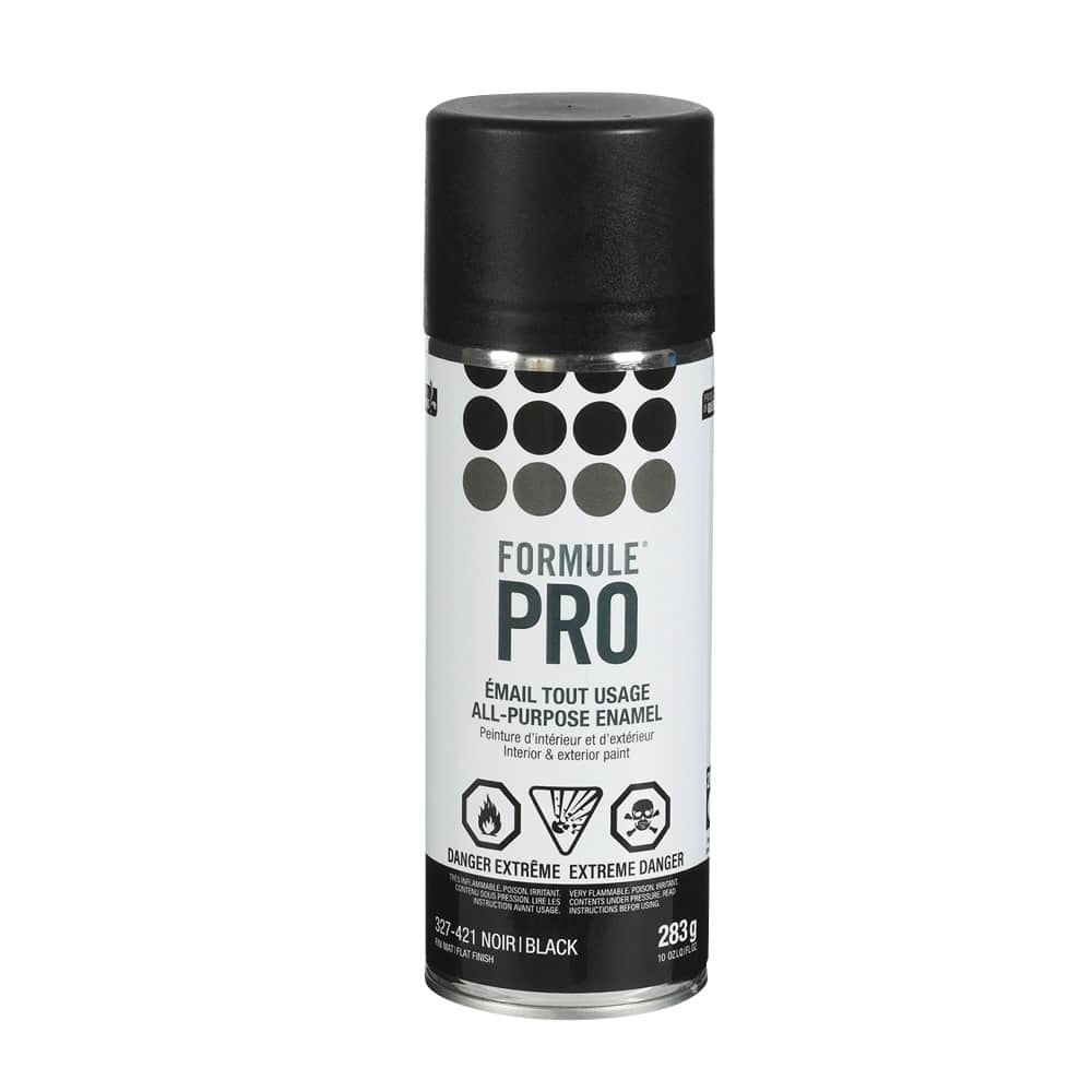 F-Pro Flat Black Spray Paint-Enamel 283 g