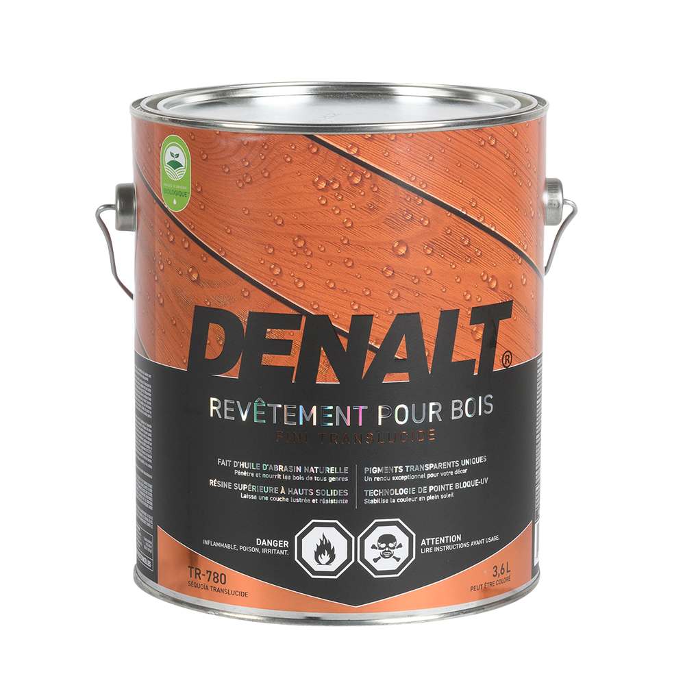 Teinture d'extérieur translucide Denalt séquoia 3,6&nbsp;L