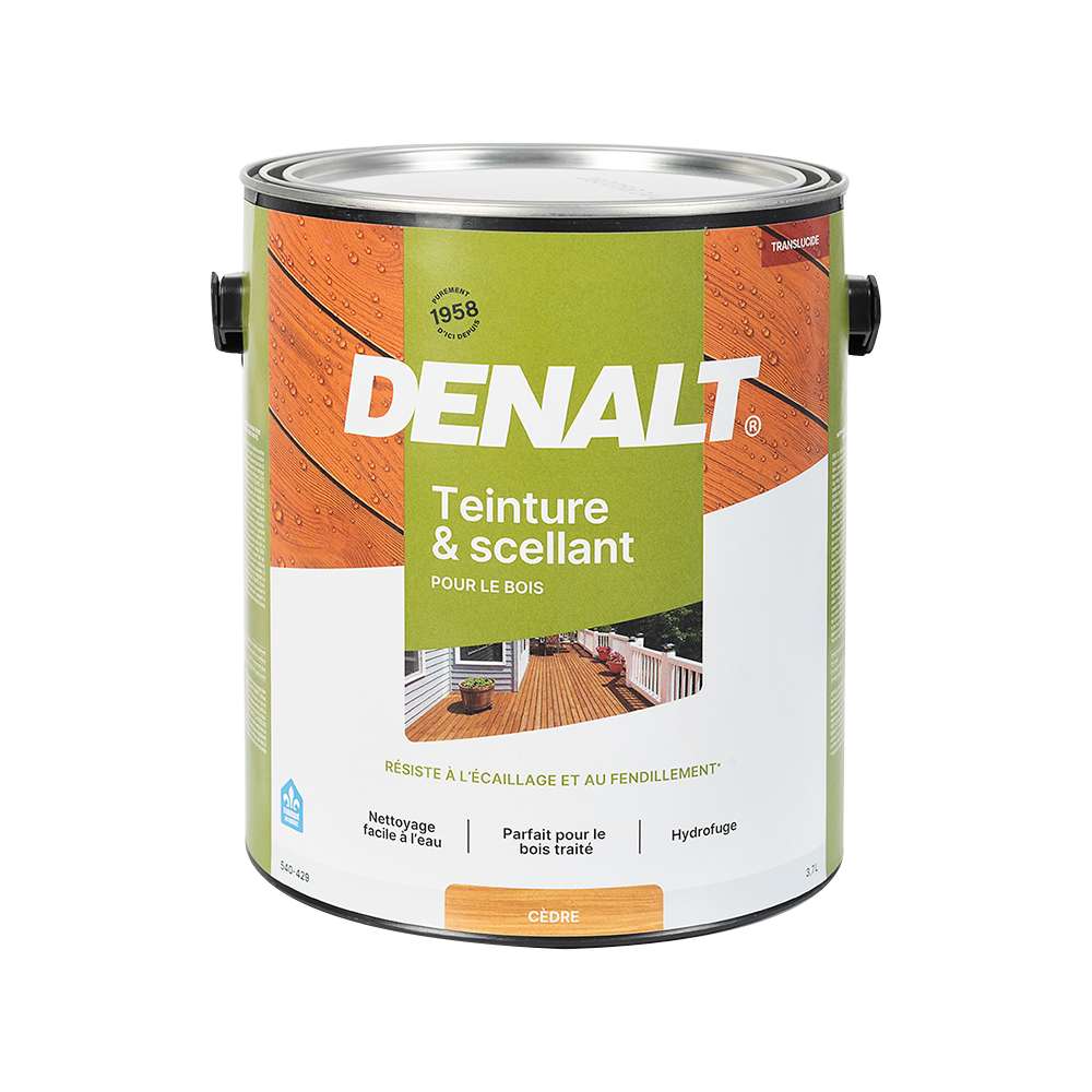 Teinture & scellant translucide Denalt cèdre 3,7 L