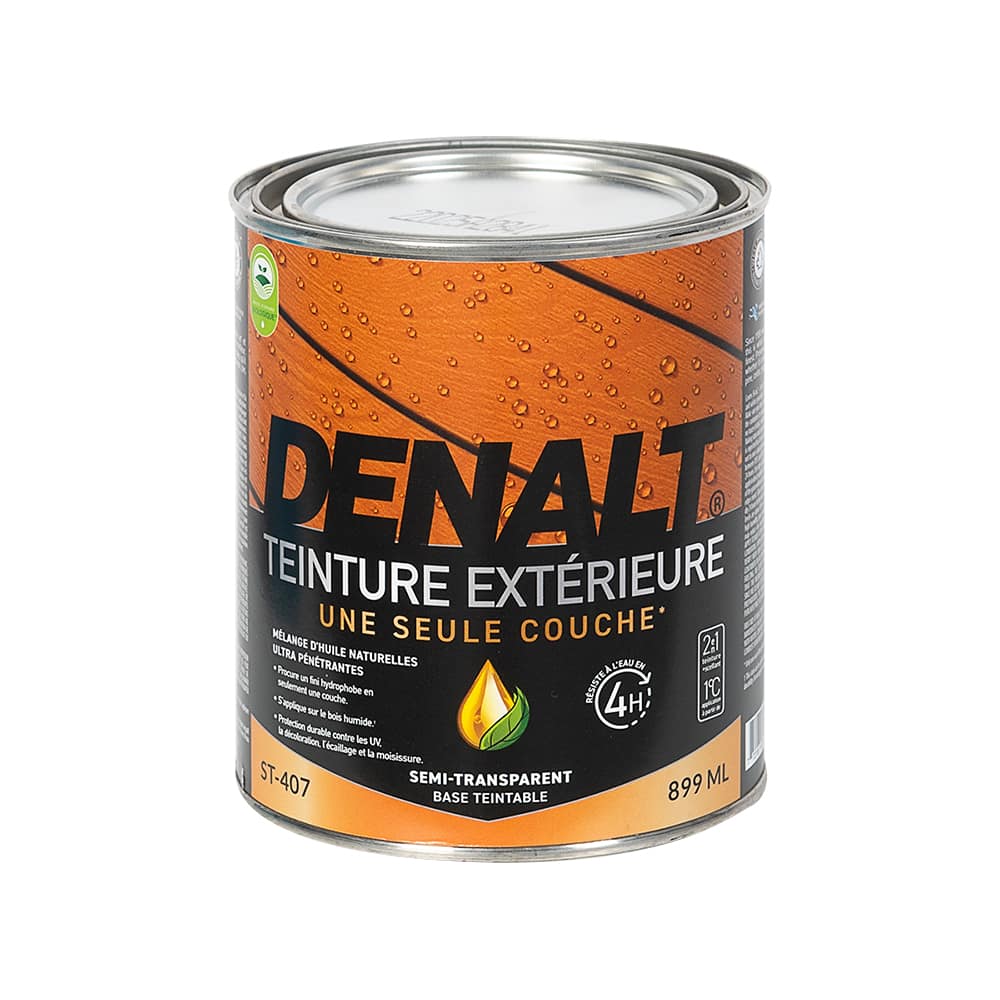Denalt Semi-Transparent Tintable Base Exterior Stain 899 ml