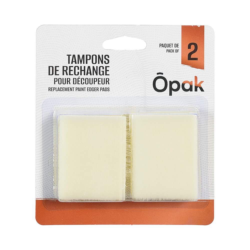 ÔPAK 2-Pack Slim Paint Edger Replacement Pads 1 in