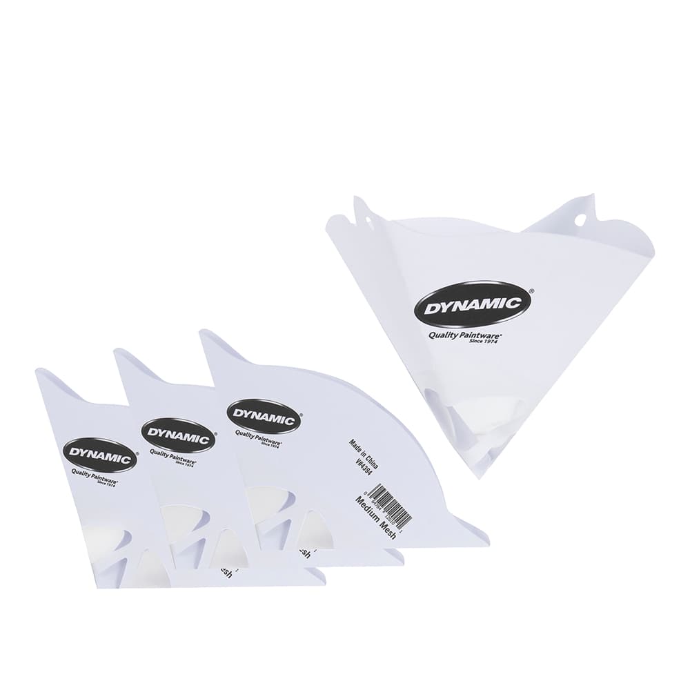 Filtres à peinture à mailles moyennes Pqt/4