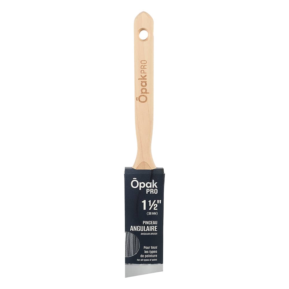 Pinceau angulaire en polyester 1&nbsp;1/2&nbsp;po ÔPAK&nbsp;PRO