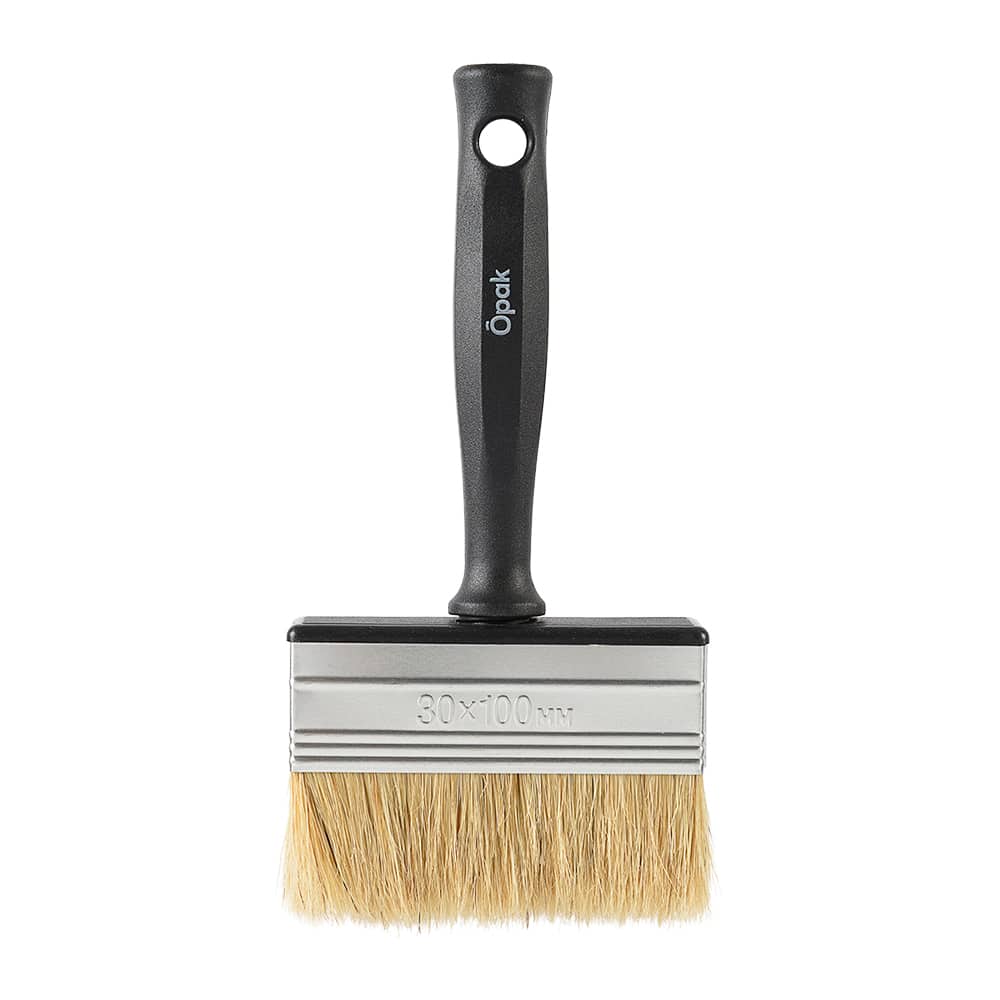 ÔPAK Natural Bristles Stain Brush 3 7/8 in x 1&nbsp;1/8&nbsp;in