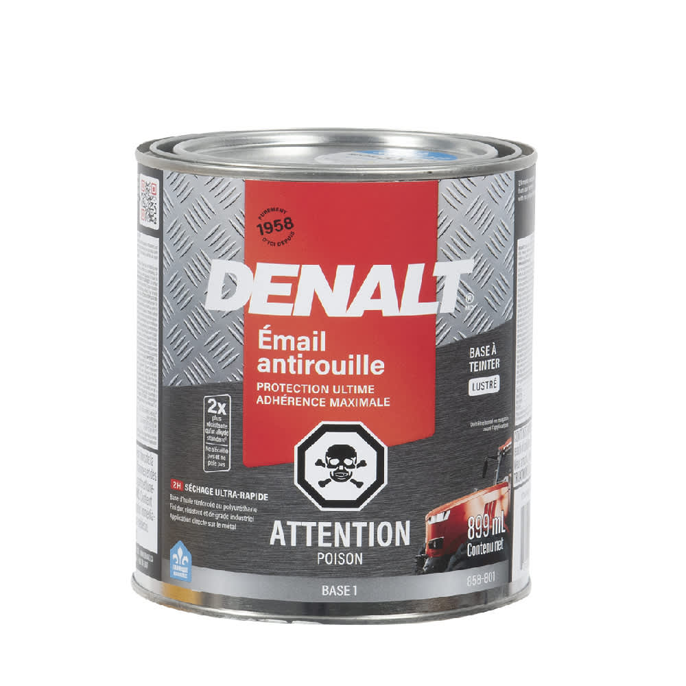 Peinture antirouille fini lustré blanc et couleurs 899 ml