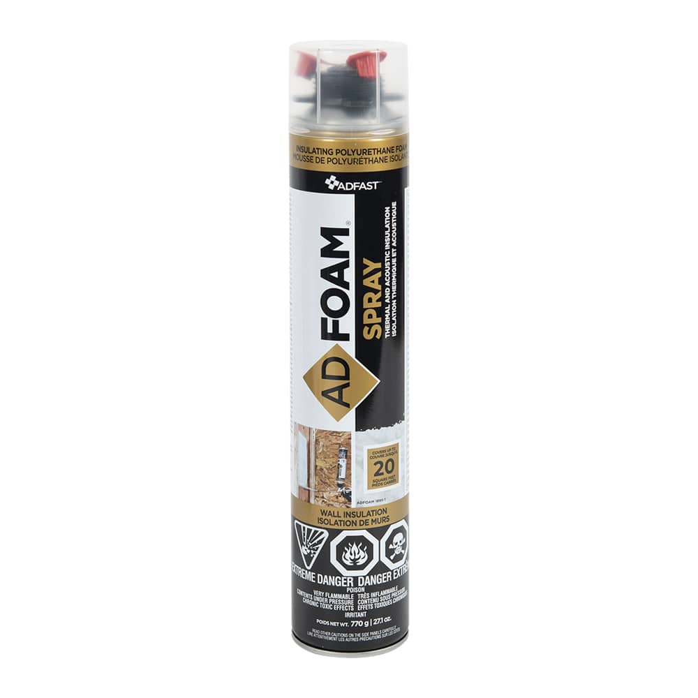 Adfoam Sprayable Polyurethane Insulating & Acoustic Foam 750 ml
