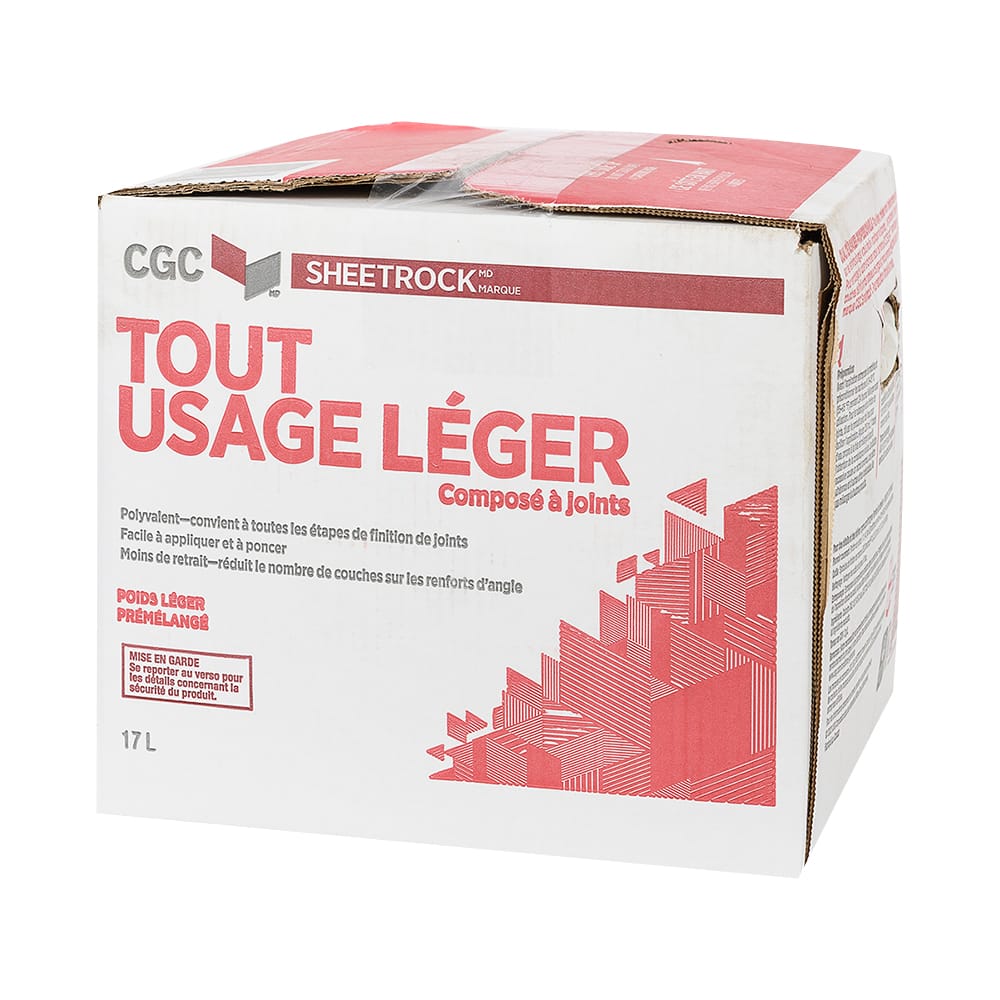 Composé à joints de gypse Sheetrock Tout usage léger 17 L