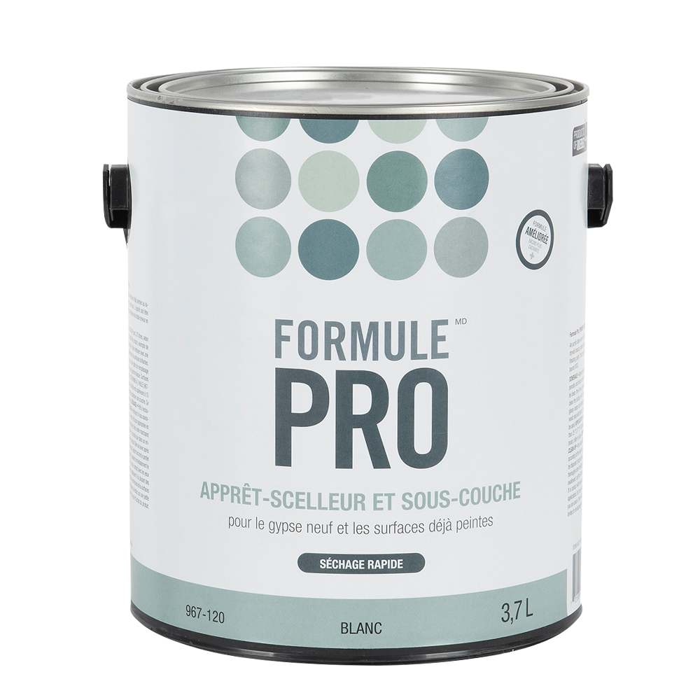 Apprêt-scelleur et sous-couche au latex d'intérieur Formule Pro 3,78 L