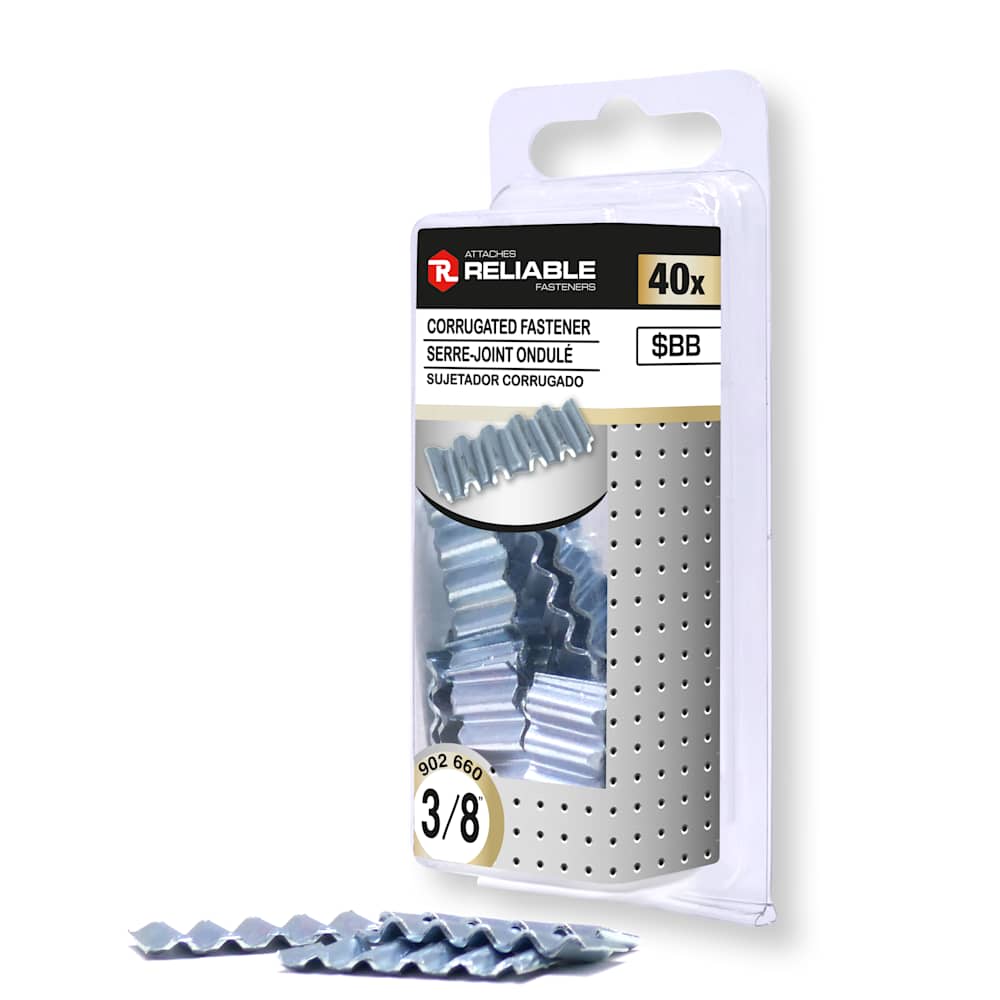 Corrugated Fastener 3/8 in. Pkg/40